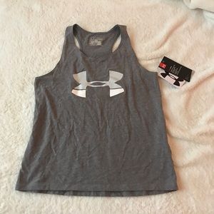 NWT under armour grey tank